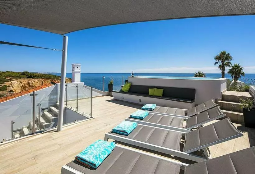 ペンション Villa Benagil With Stunning Views And Roof Terrace With Private Heated Pool