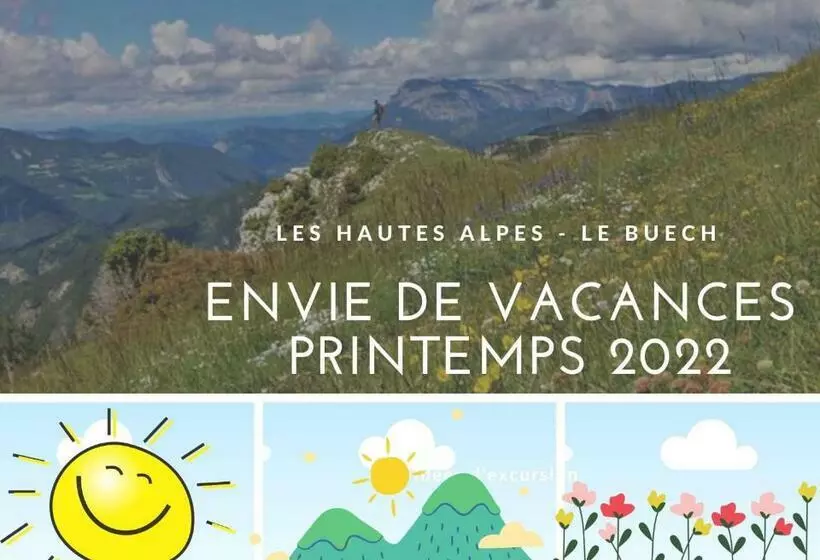 ベッドアンドブレックファースト Gite Auberge Du Buech à Aspremont  05 Hautes Alpes