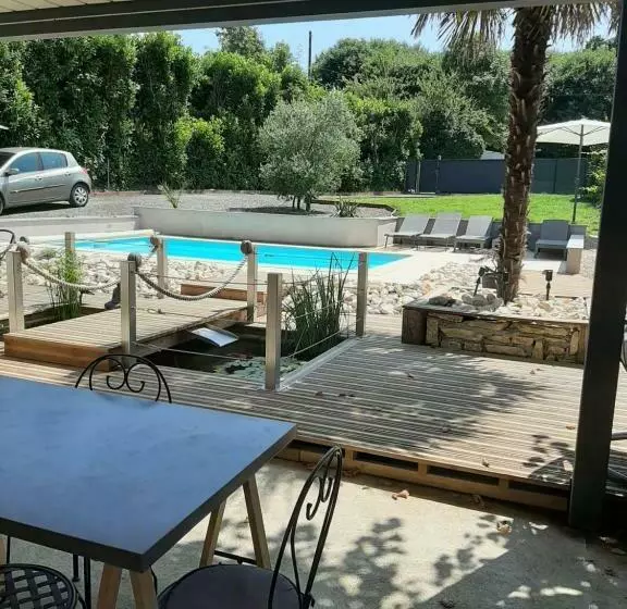 ペンション Les Chambres D Hôtes De La Croix Bleue