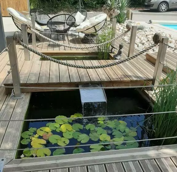 ペンション Les Chambres D Hôtes De La Croix Bleue