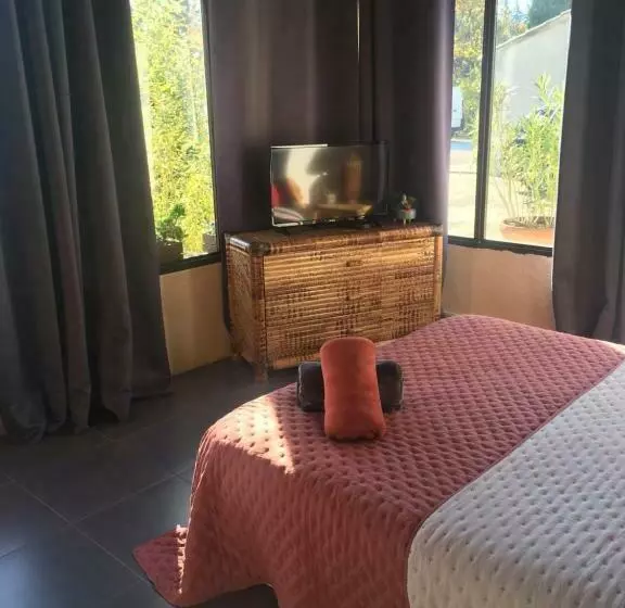 Aamiaismajoitus (B&B) Mas De La Butte Blanche