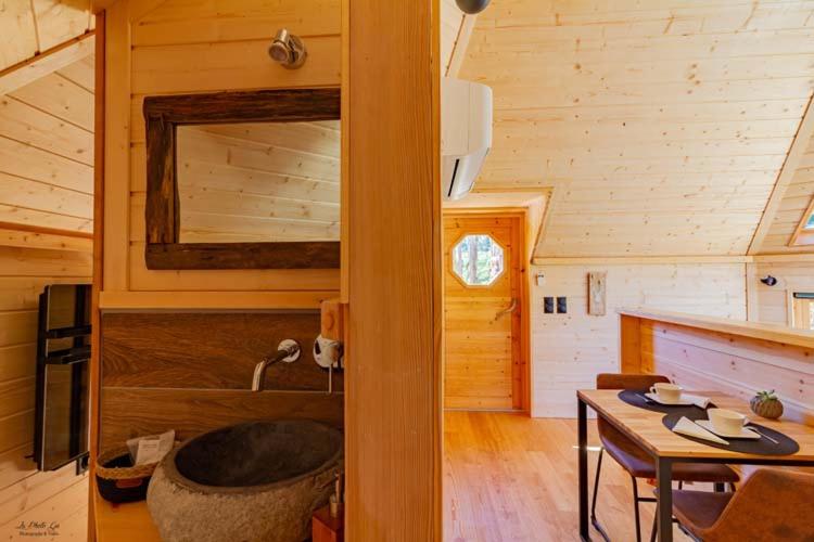 مبيت وإفطار Cabane Spa Belle étoile