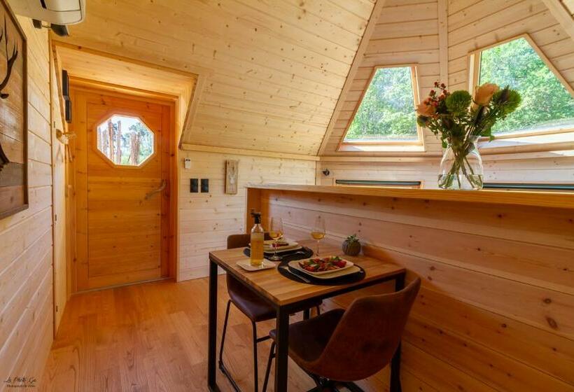 مبيت وإفطار Cabane Spa Belle étoile