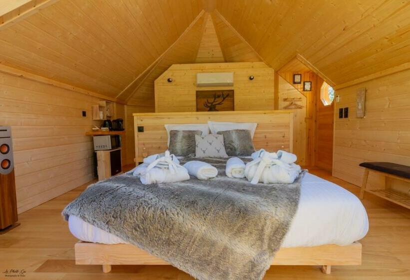 مبيت وإفطار Cabane Spa Belle étoile