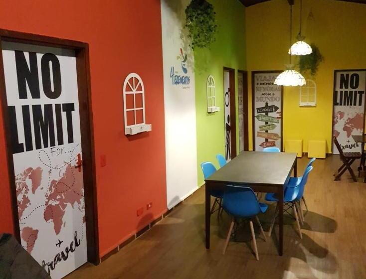 Hostel 4 Elementos 200 Metros Da Praia De Pernambuco E Do Mar Casado