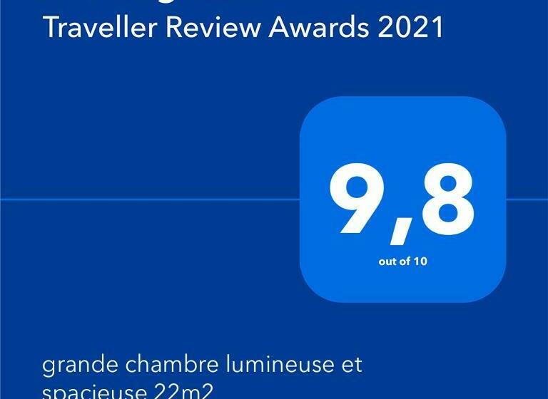 تختخواب و صبحانه Un Oasis De Quiétude Belle Chambre 22m2