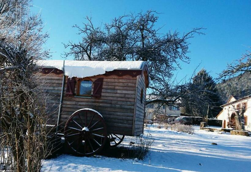 ベッドアンドブレックファースト Roulotte Le Temps De Rever