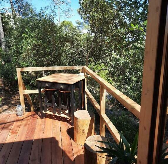 بنسيون Cabane Dans Les Arbres La Kaz Aux Cigales