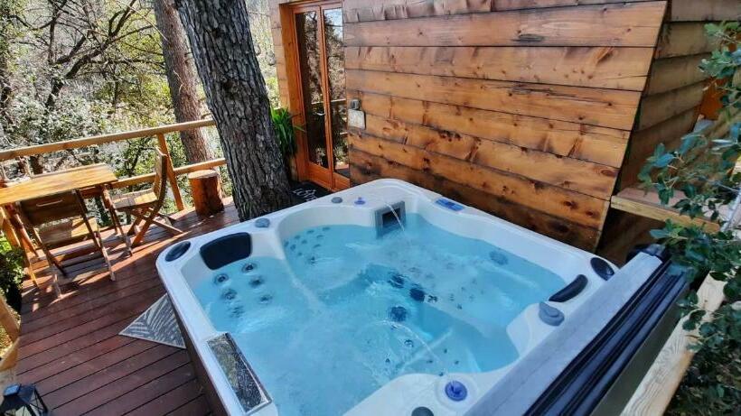 بنسيون Cabane Dans Les Arbres La Kaz Aux Cigales