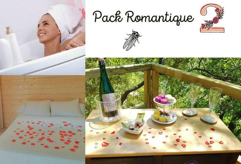 بنسيون Cabane Dans Les Arbres La Kaz Aux Cigales