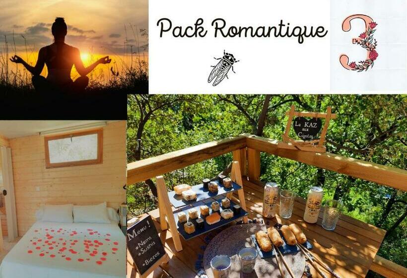 بنسيون Cabane Dans Les Arbres La Kaz Aux Cigales