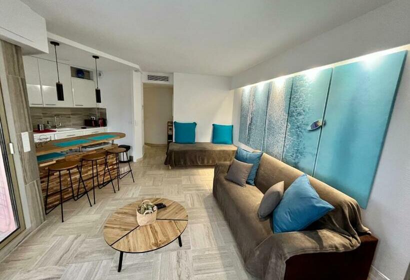 هتل Studio Moderne Port De Mandelieu Proche Mer