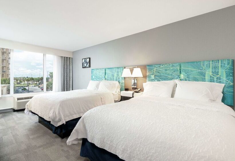 酒店 Hampton Inn Daytona Shoresoceanfront