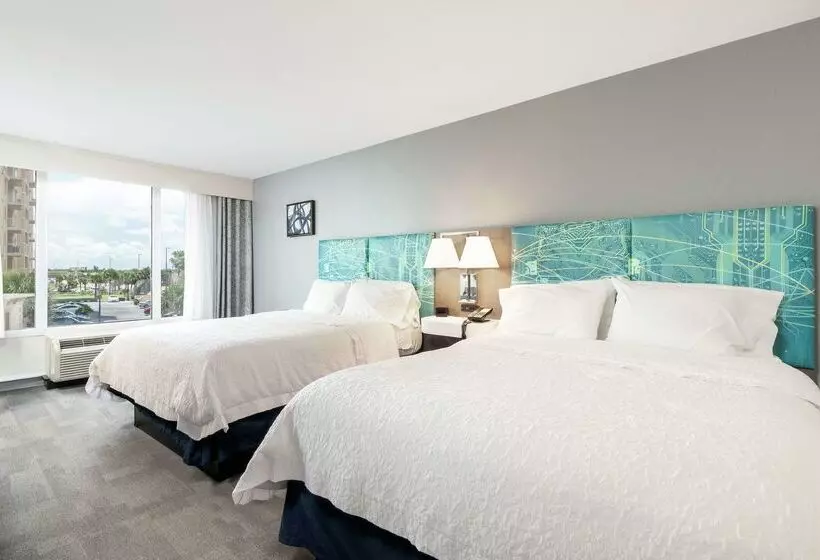 בית מלון כפרי Hampton Inn Daytona Shoresoceanfront
