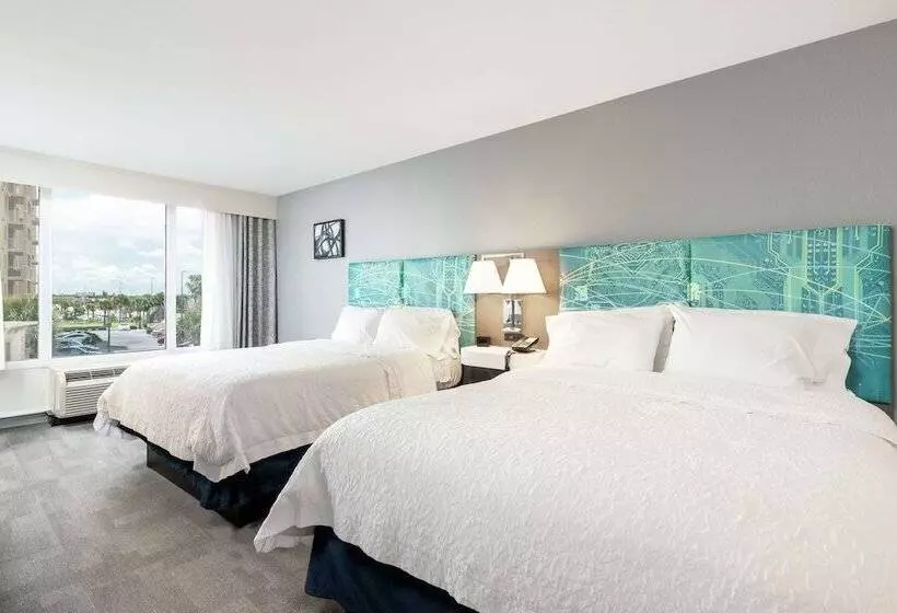 בית מלון כפרי Hampton Inn Daytona Shoresoceanfront
