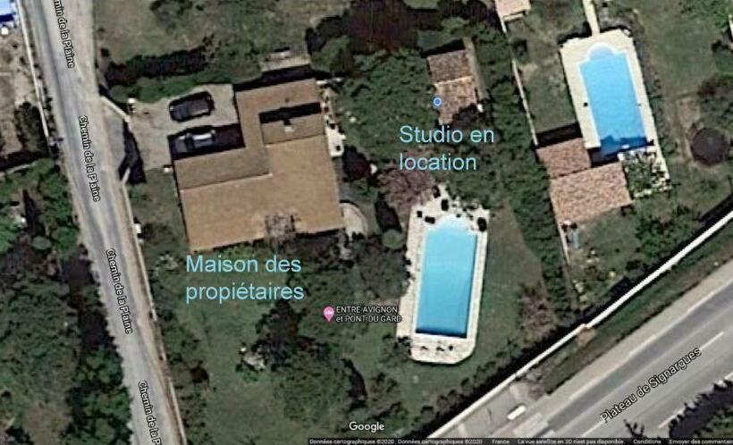 مبيت وإفطار Entre Avignon Et Pont Du Gard