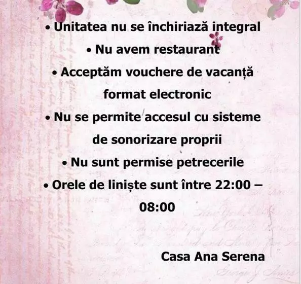 ペンション Casa Ana Serena
