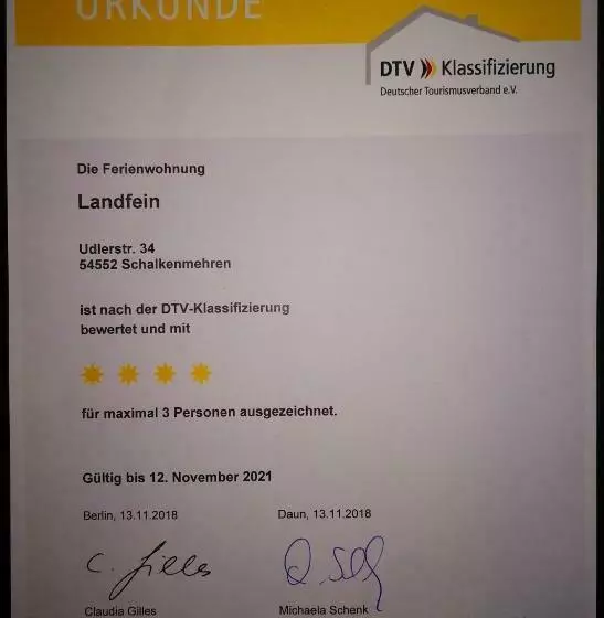 Ferienwohnung Landfein Schalkenmehren