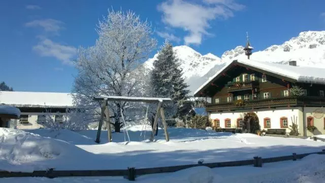 ホテル Ferienwohnung Am Baby & Kinderbauerhof Stefflhof