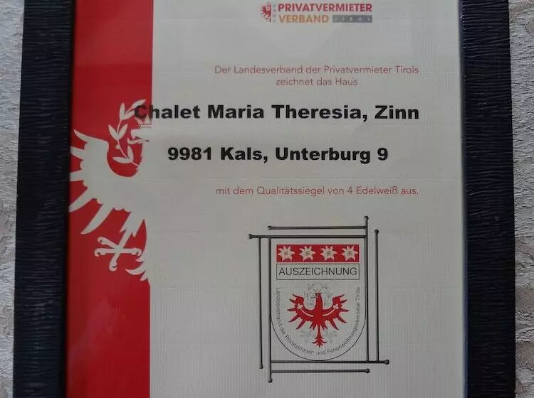 Chalet Maria Theresia