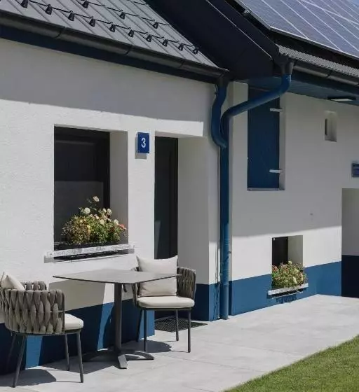 ホテル Kracher Ferienhaus Landhaus No 1   Inklusive Pool