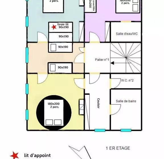 ベッドアンドブレックファースト Domaine D En Rigou