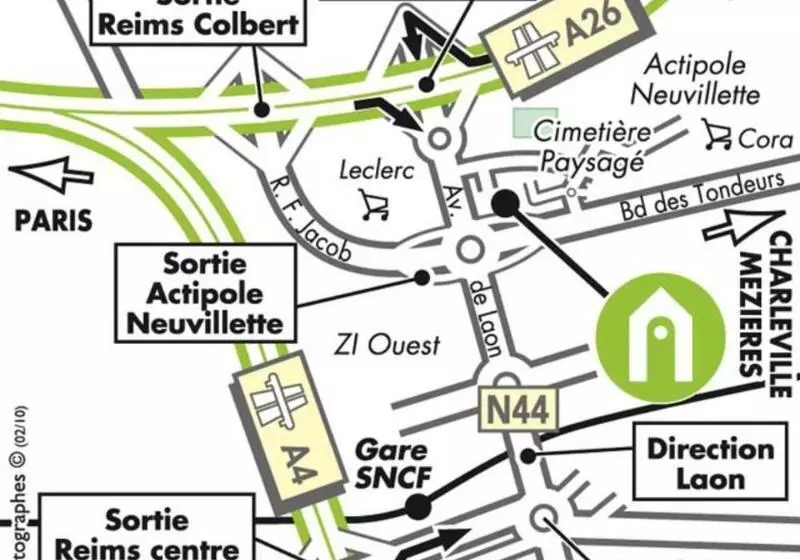 ホテル Inter Reims La Neuvillette