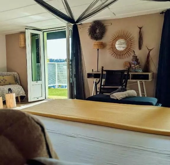 تختخواب و صبحانه A La Kaz Ti Zozeff