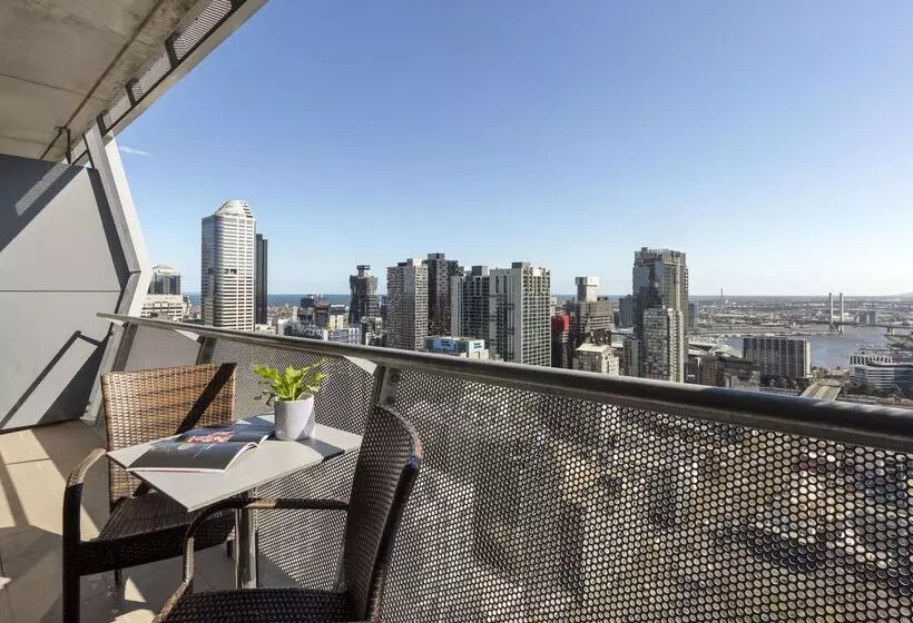 ホテル Oaks Melbourne On William Suites