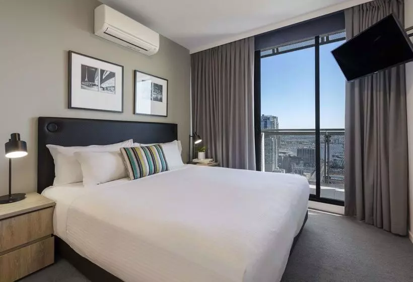 ホテル Oaks Melbourne On William Suites