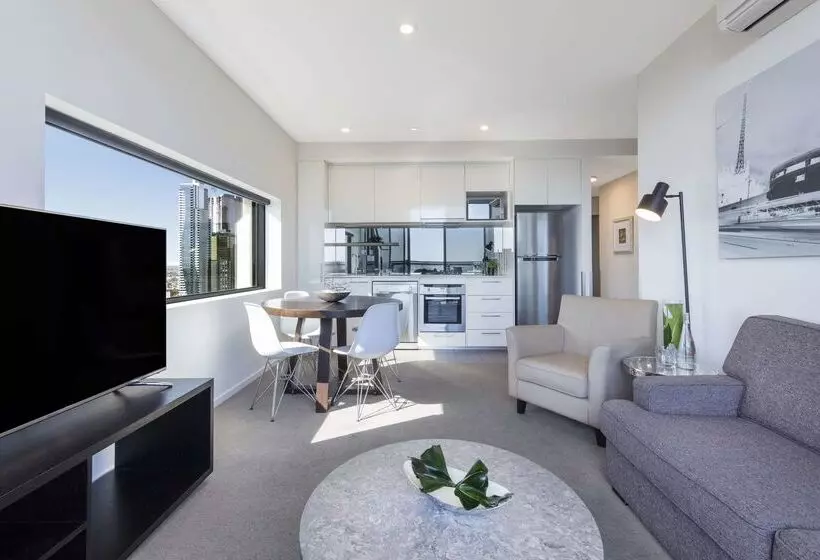 ホテル Oaks Melbourne On William Suites