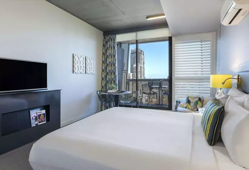 ホテル Oaks Melbourne On William Suites