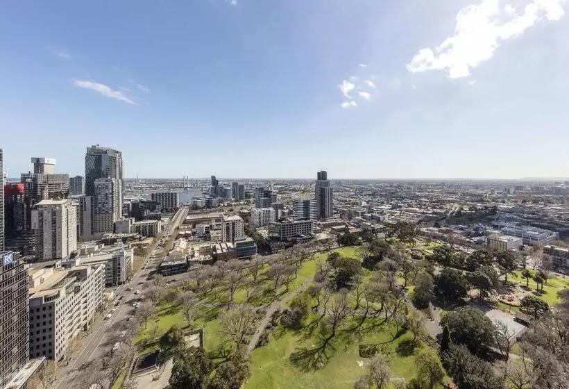 ホテル Oaks Melbourne On William Suites