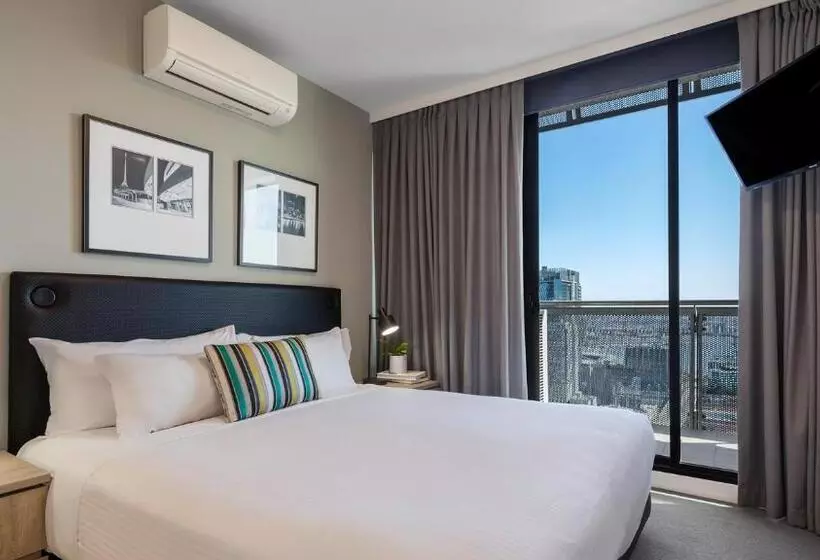 ホテル Oaks Melbourne On William Suites