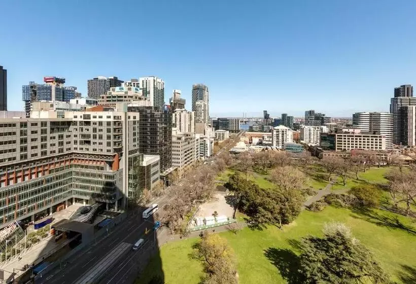 ホテル Oaks Melbourne On William Suites