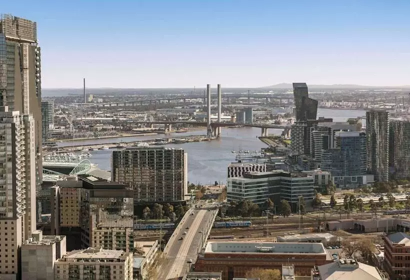 ホテル Oaks Melbourne On William Suites