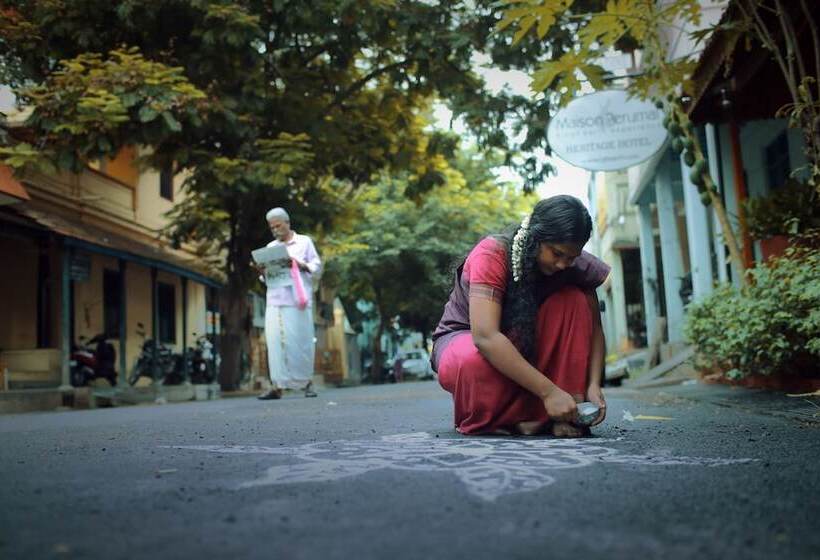 בית מלון כפרי Maison Perumal Pondicherry A Cgh Earth Experience