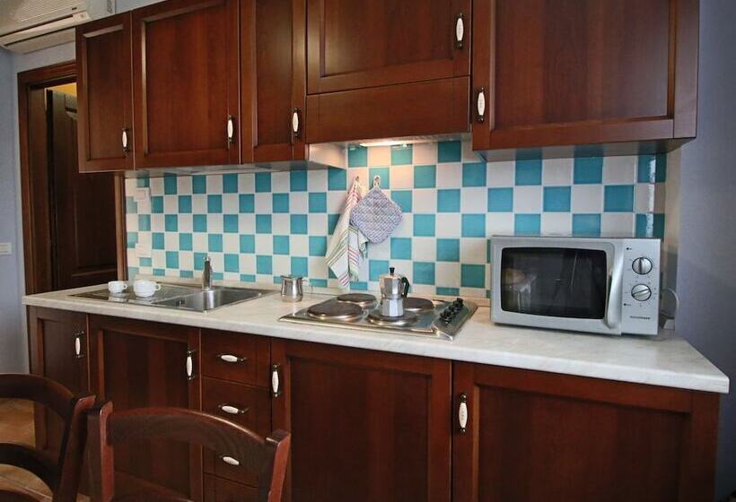 Country House With Swimming Pool And Garden With Mediterranean Plants