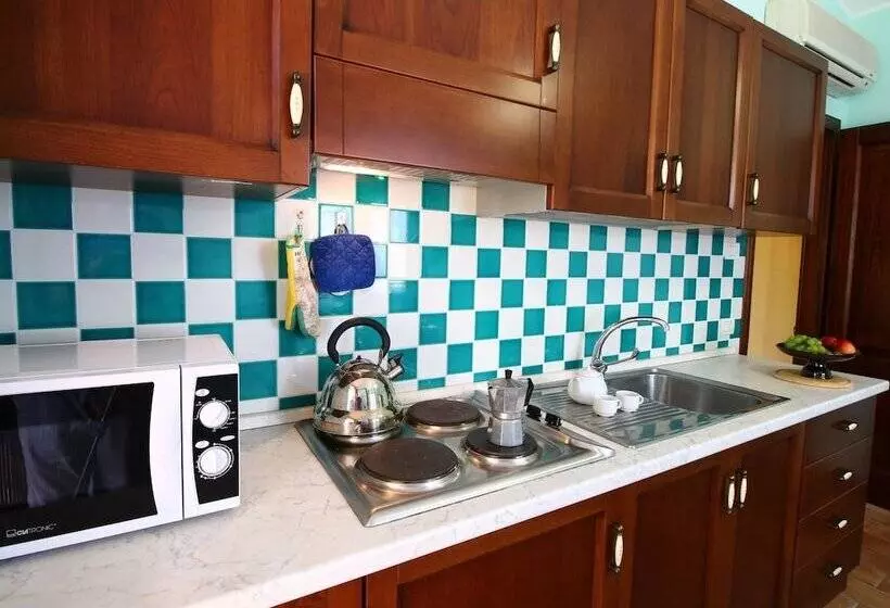 Country House With Swimming Pool And Garden With Mediterranean Plants