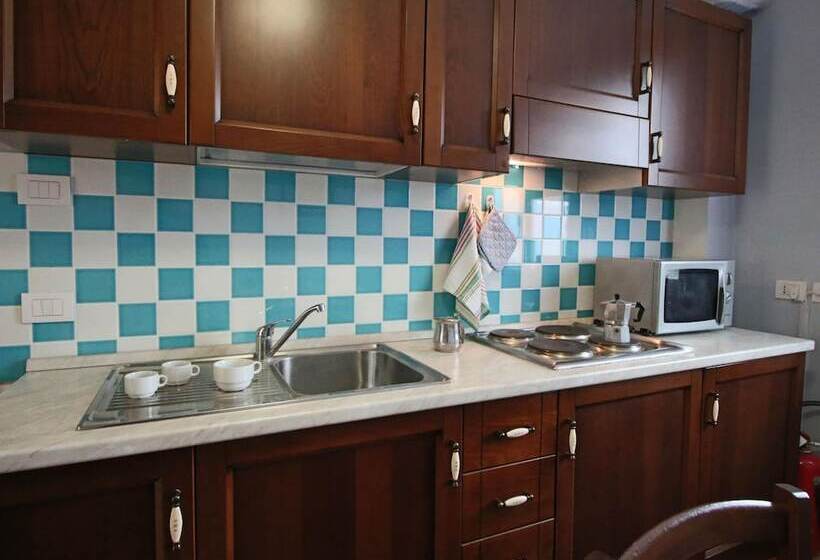 Country House With Swimming Pool And Garden With Mediterranean Plants