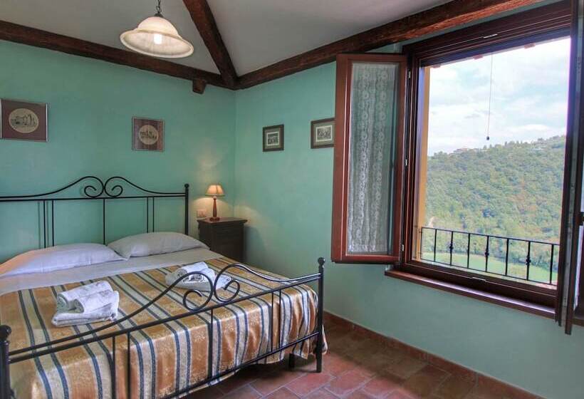 Country House With Swimming Pool And Garden With Mediterranean Plants