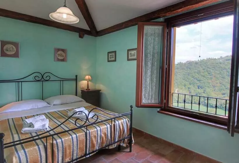 Country House With Swimming Pool And Garden With Mediterranean Plants