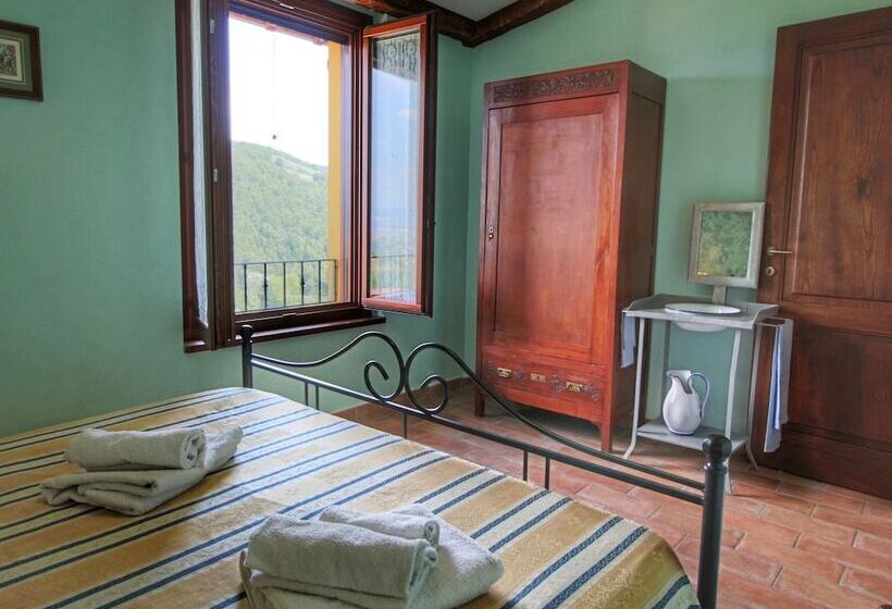 Country House With Swimming Pool And Garden With Mediterranean Plants