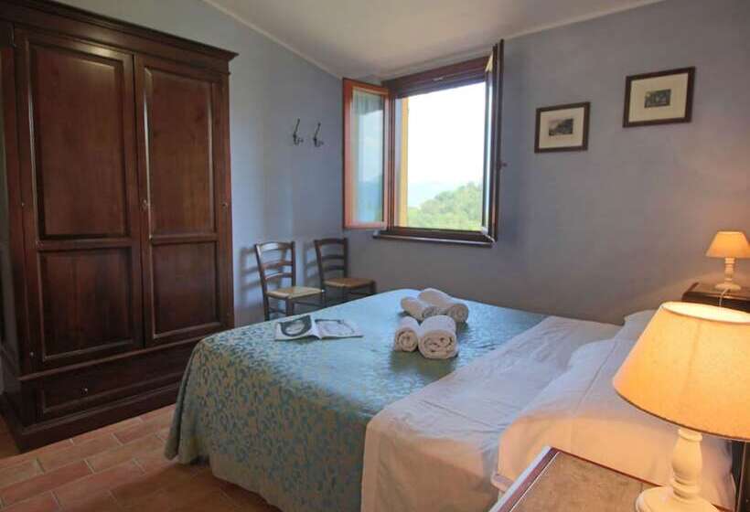 Country House With Swimming Pool And Garden With Mediterranean Plants