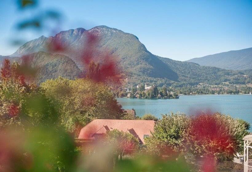 בית מלון כפרי Hôtel Beau Site Talloires B Spa