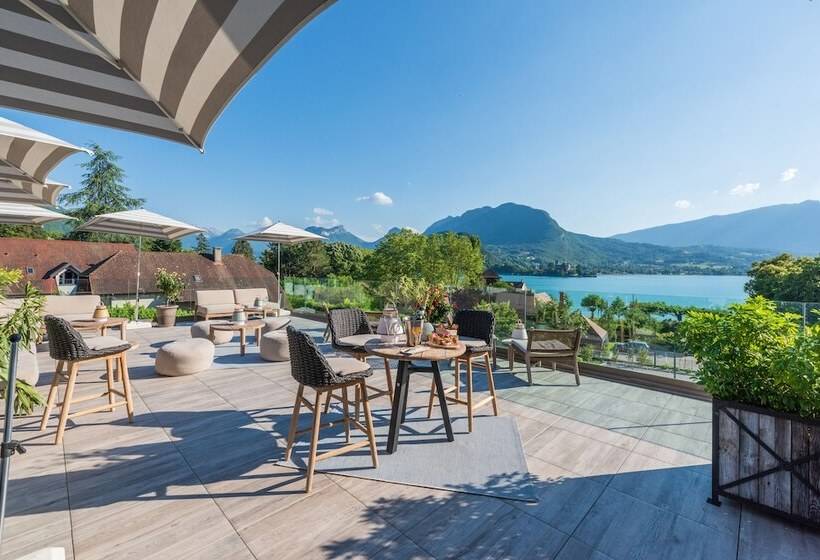 בית מלון כפרי Hôtel Beau Site Talloires B Spa