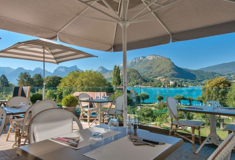 בית מלון כפרי Hôtel Beau Site Talloires B Spa