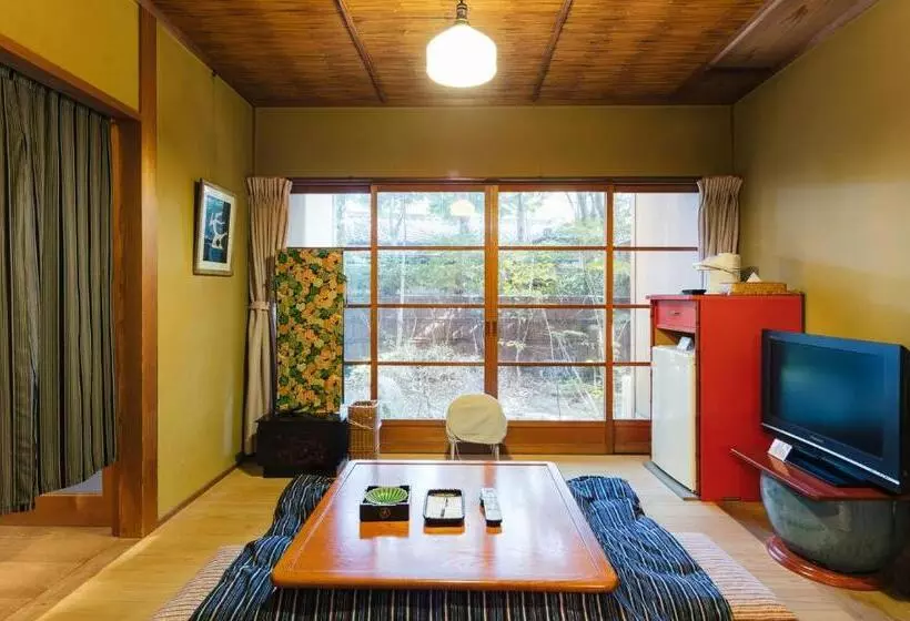 בית מלון כפרי Futsukaichi Hot Spring Daimaru Besso