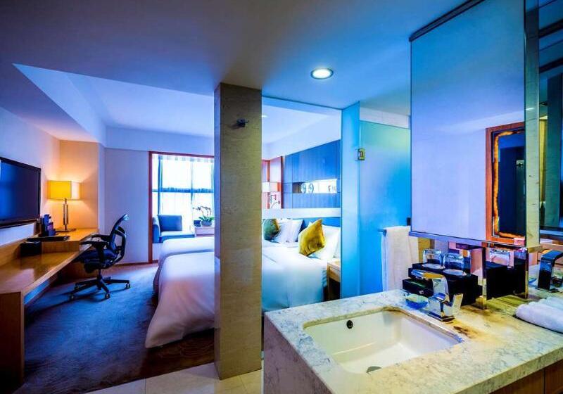 בית מלון כפרי Grand Mercure Xiamen Downtown Free Welcome Fruit & Metro Station