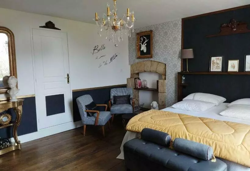 Aamiaismajoitus (B&B) La Ménardière Tranquilitatis Chambre Double Petit Déjeuner Compris